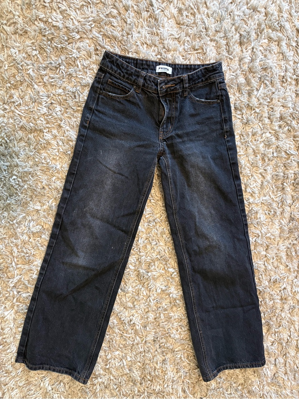 RSQ Kids Black Straight-Leg Jeans